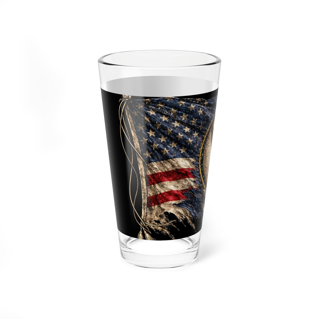 z-*US NAVY Flag Pint Glass, 16oz Collection