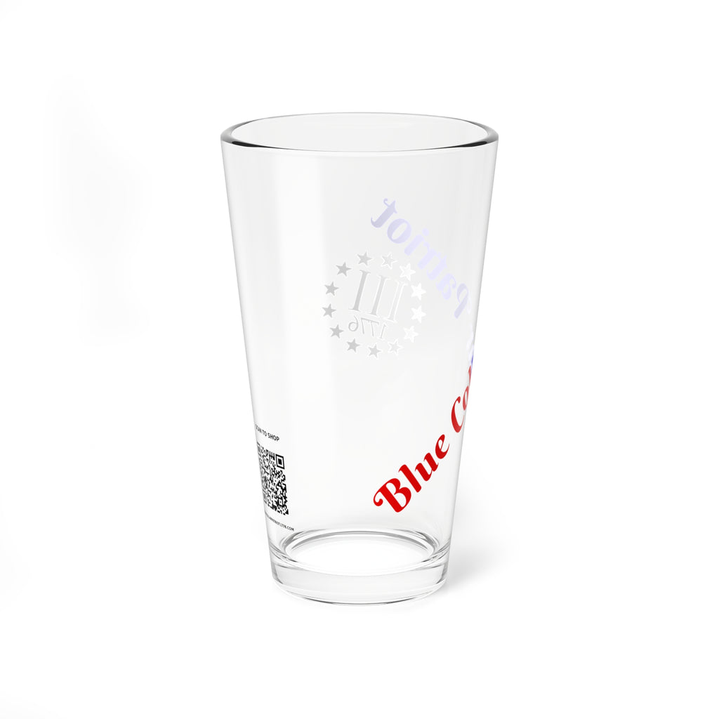 Blue Collar Patriot 1776 Pint Glass, 16oz