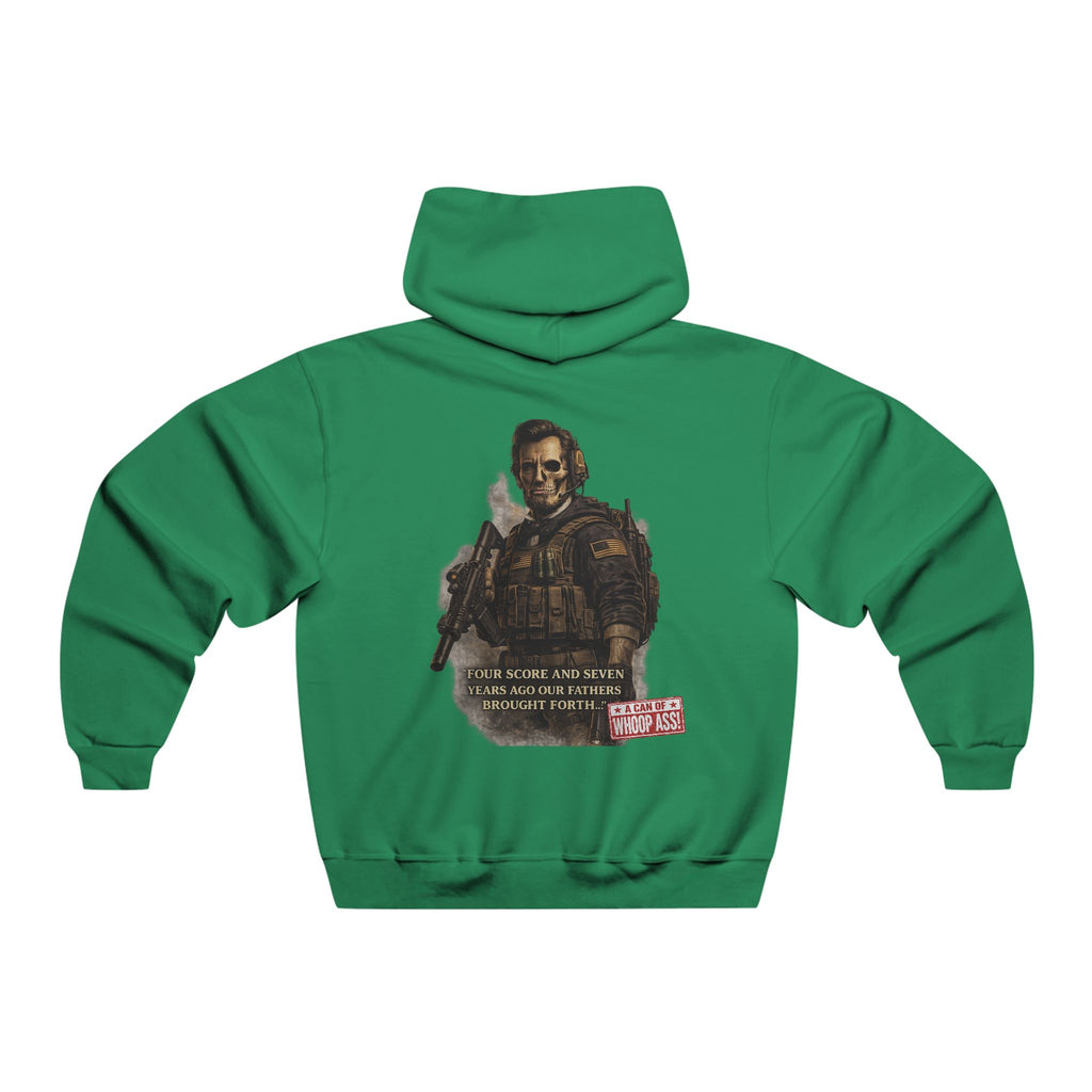 Honest Abe's Can of whoop Ass Hoodie