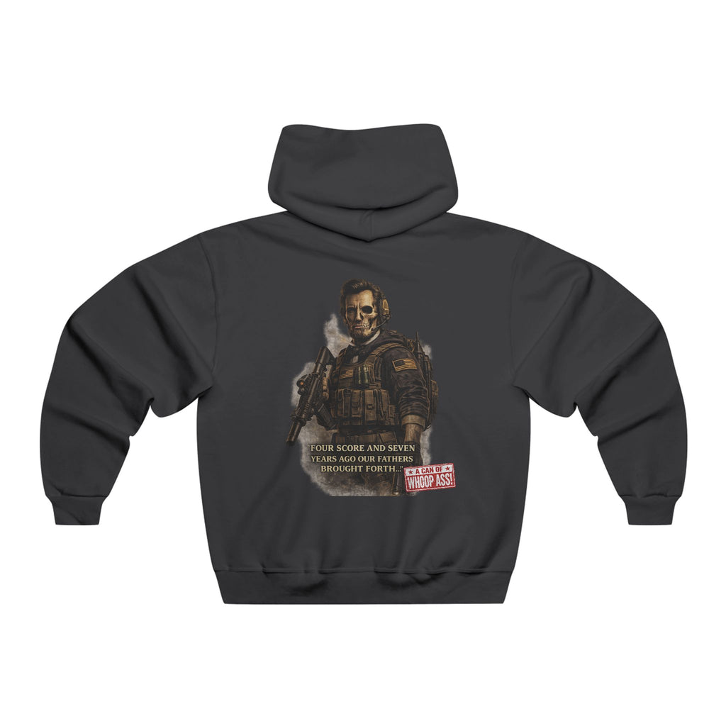 Honest Abe's Can of whoop Ass Hoodie