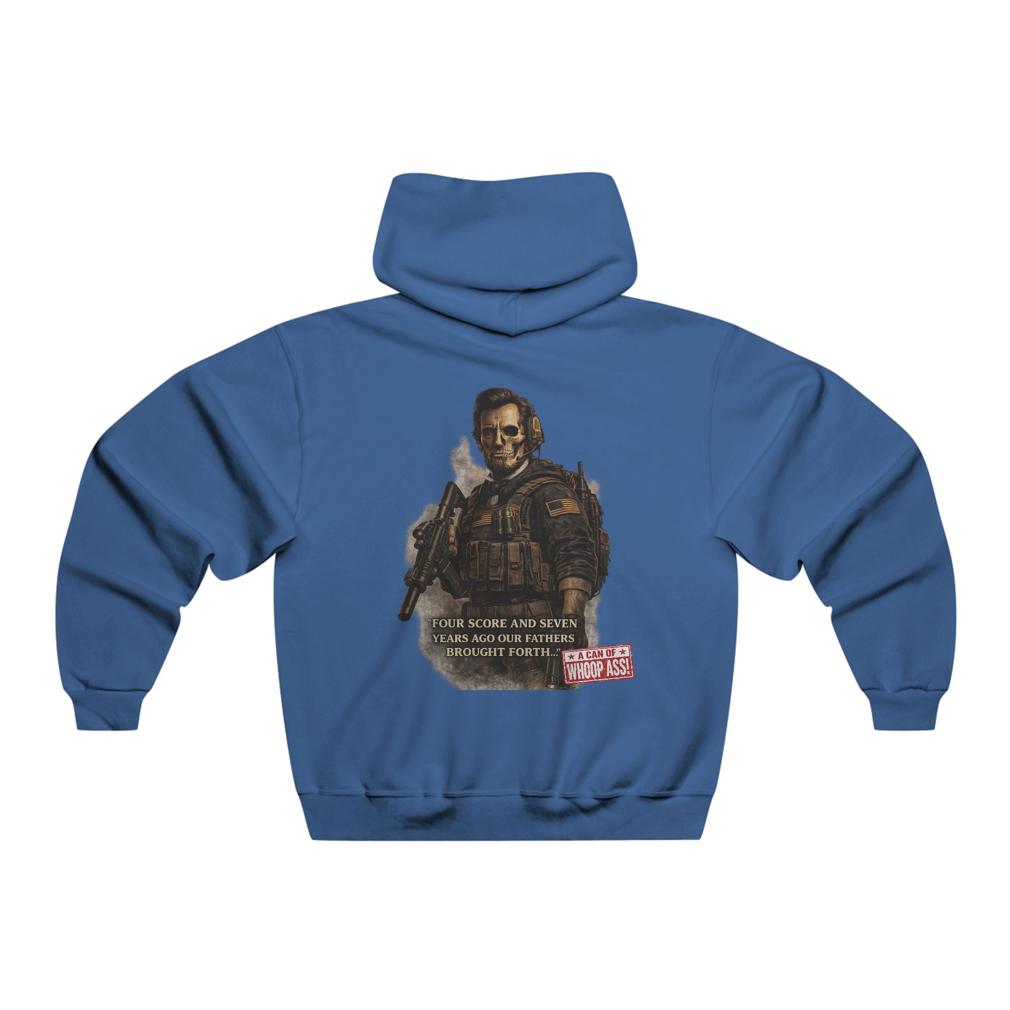 Honest Abe's Can of whoop Ass Hoodie