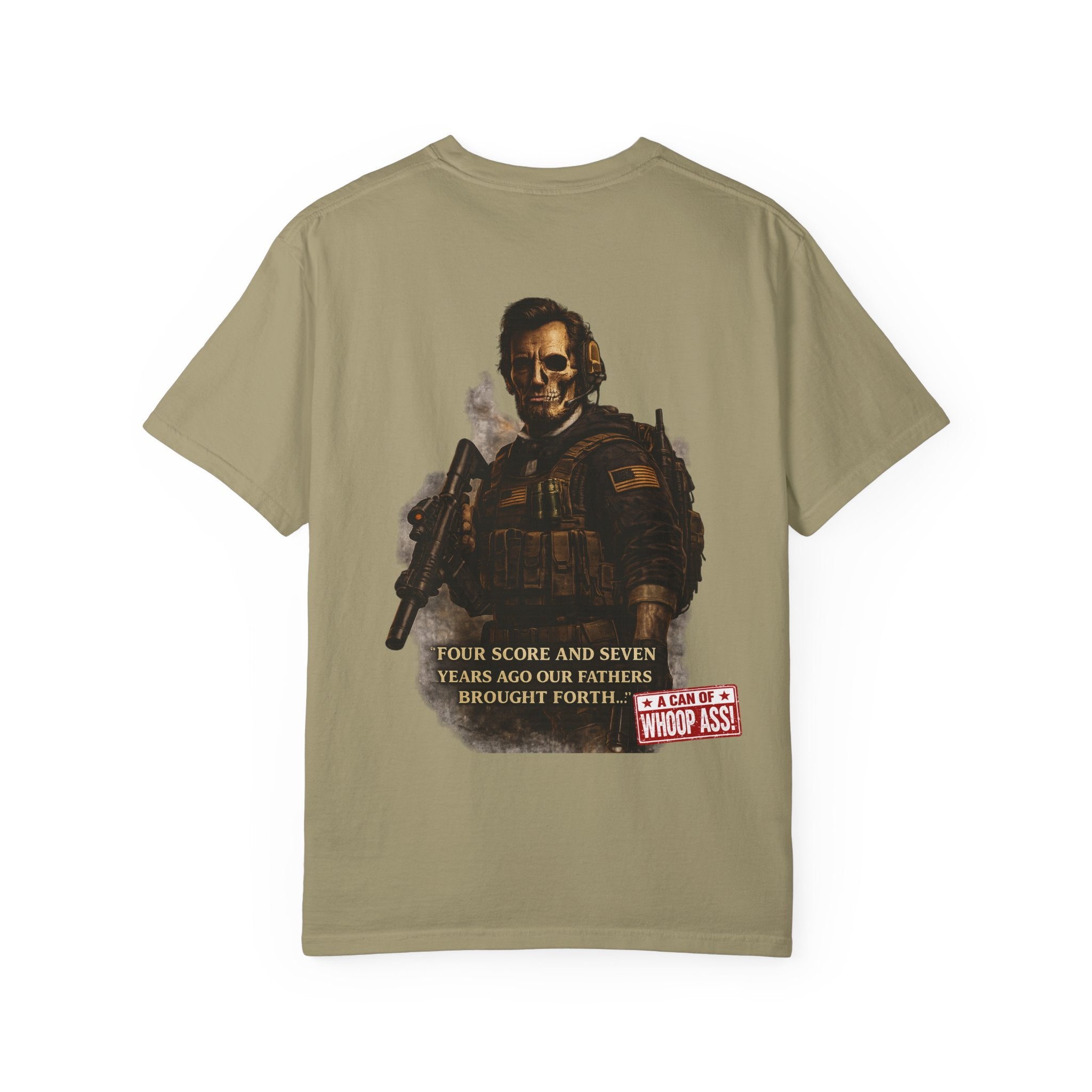 Honest Abe's Can of whoop Ass Tee