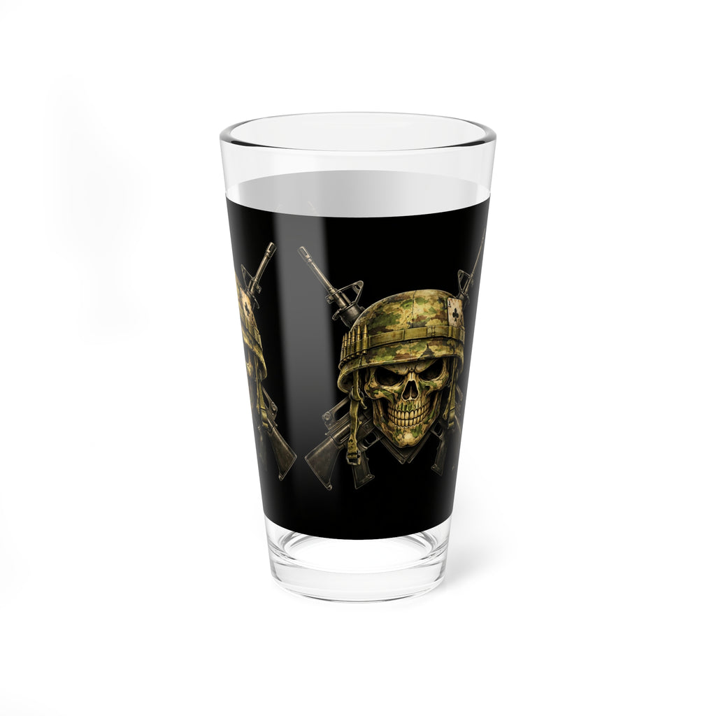 z-US ARMY Skull pint Glass, 16oz Collection