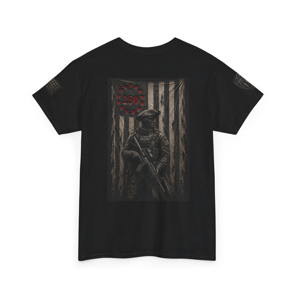 250th Tactical Minute Man  Cotton Tee