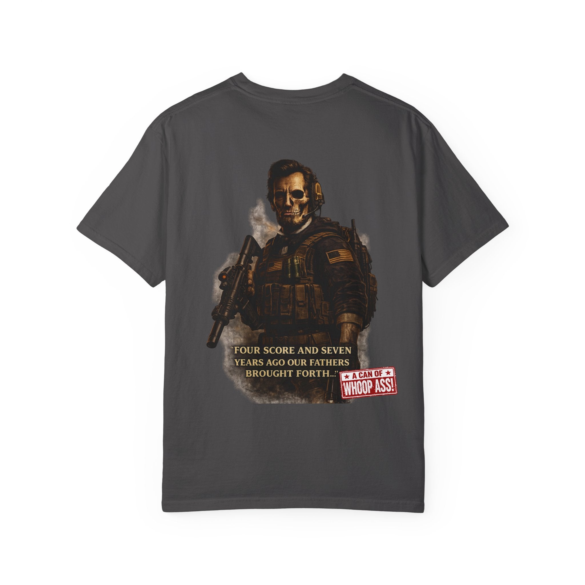 Honest Abe's Can of whoop Ass Tee