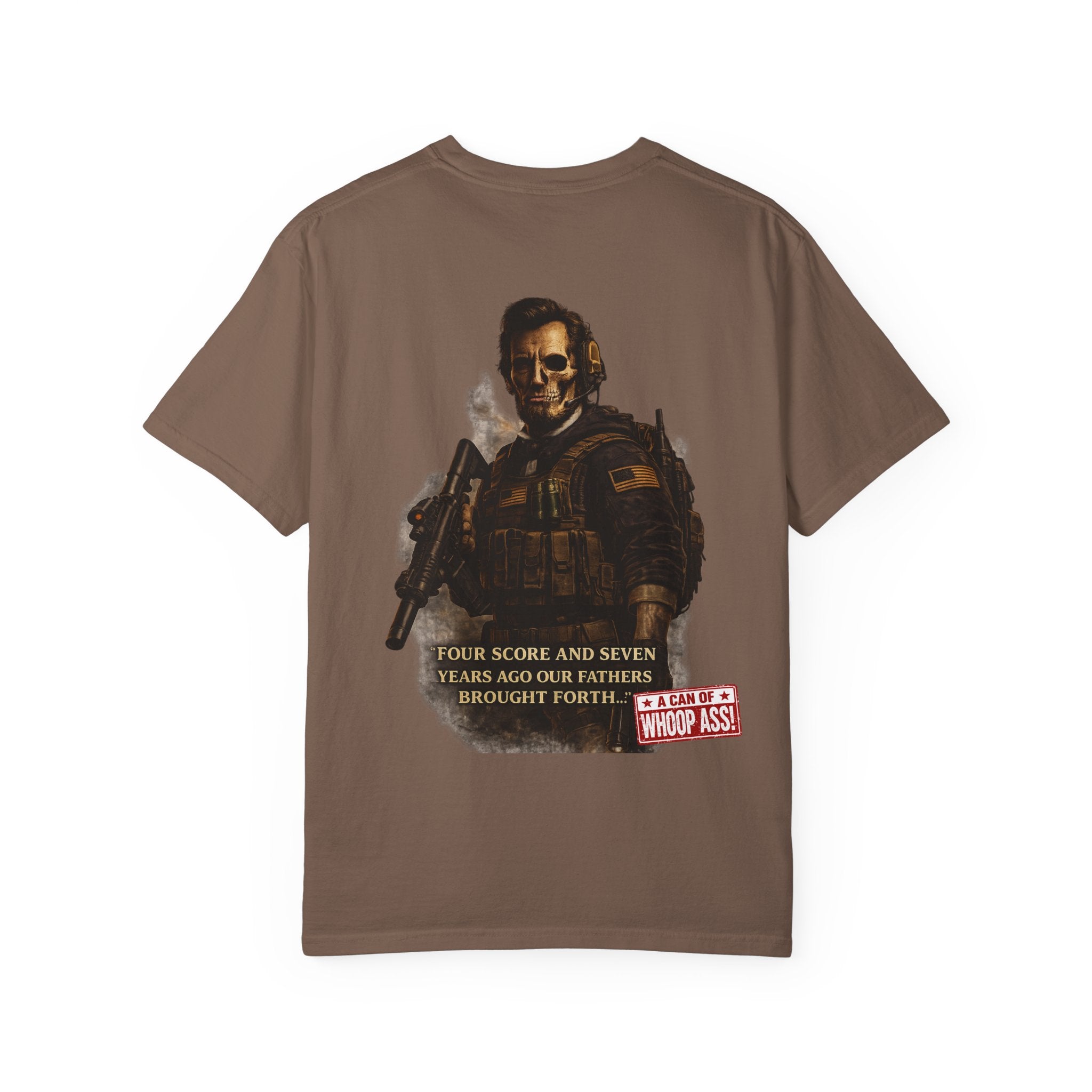 Honest Abe's Can of whoop Ass Tee