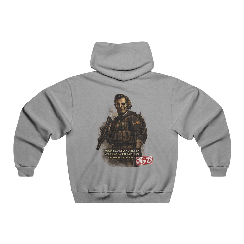 Honest Abe's Can of whoop Ass Hoodie