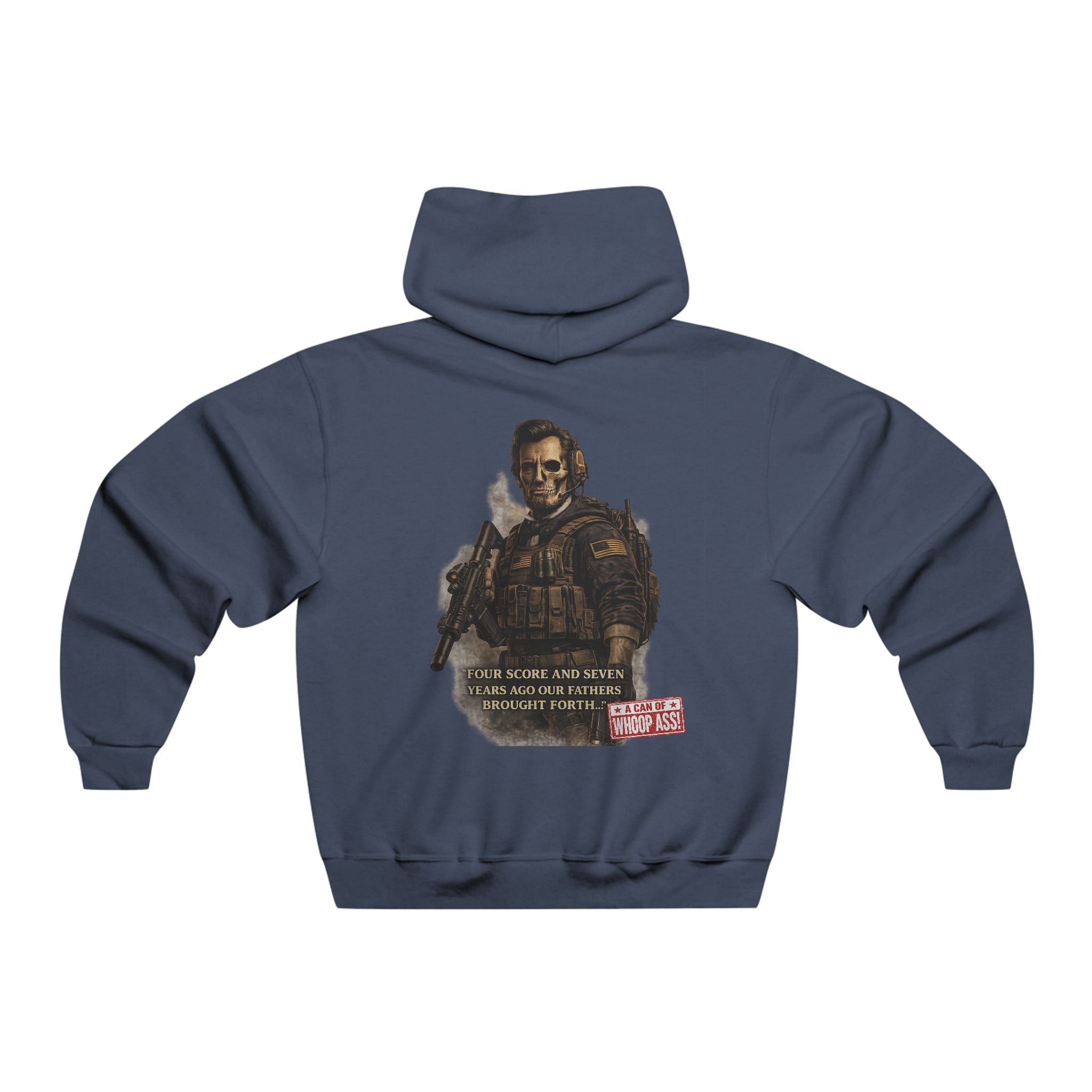 Honest Abe's Can of whoop Ass Hoodie