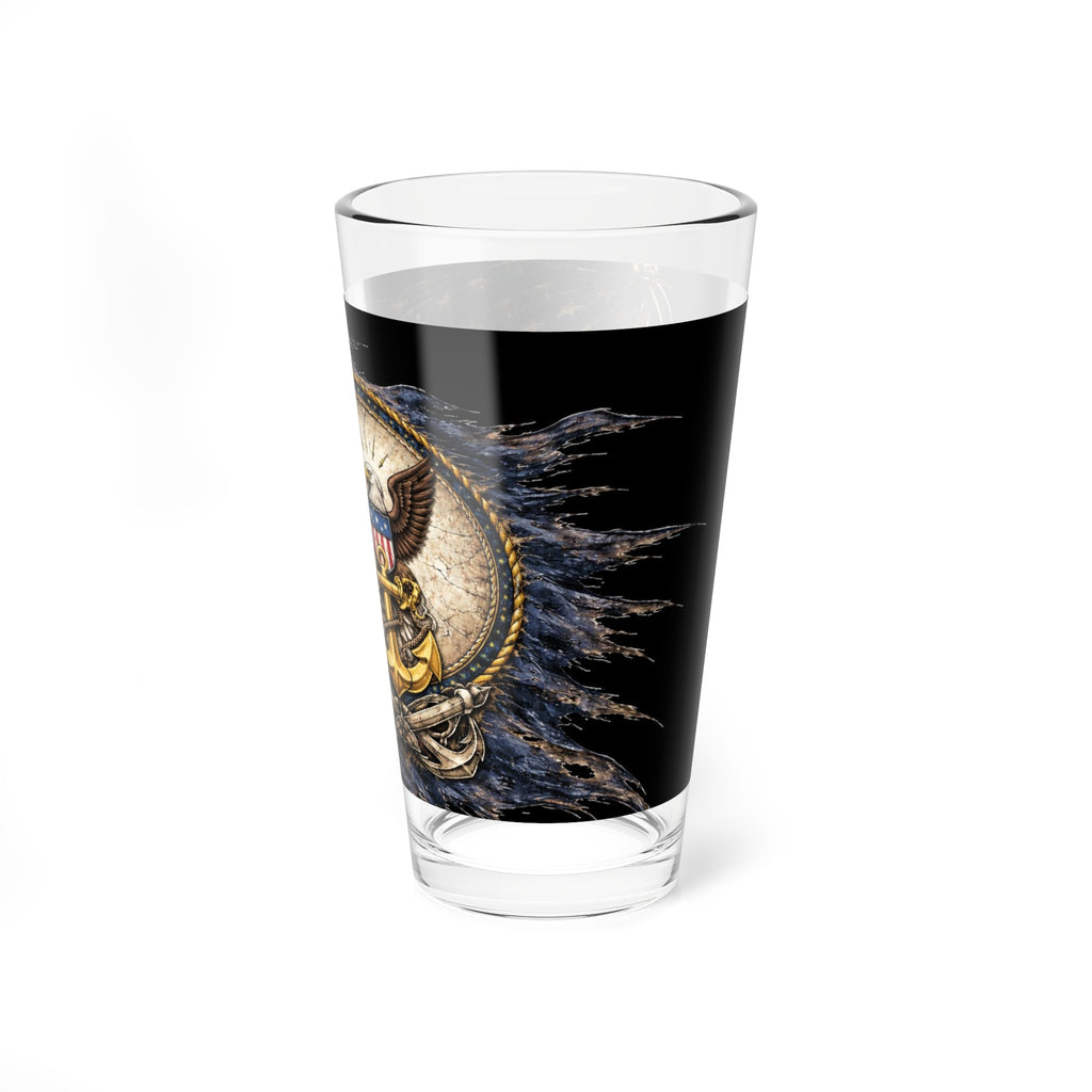 z-*US NAVY Flag Pint Glass, 16oz Collection