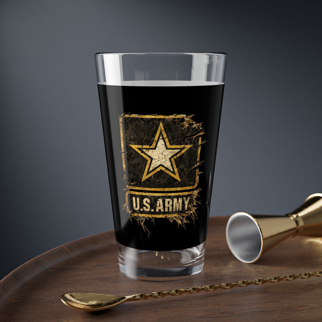 z-US ARMY Pint Mixing Glass, 16oz Collection