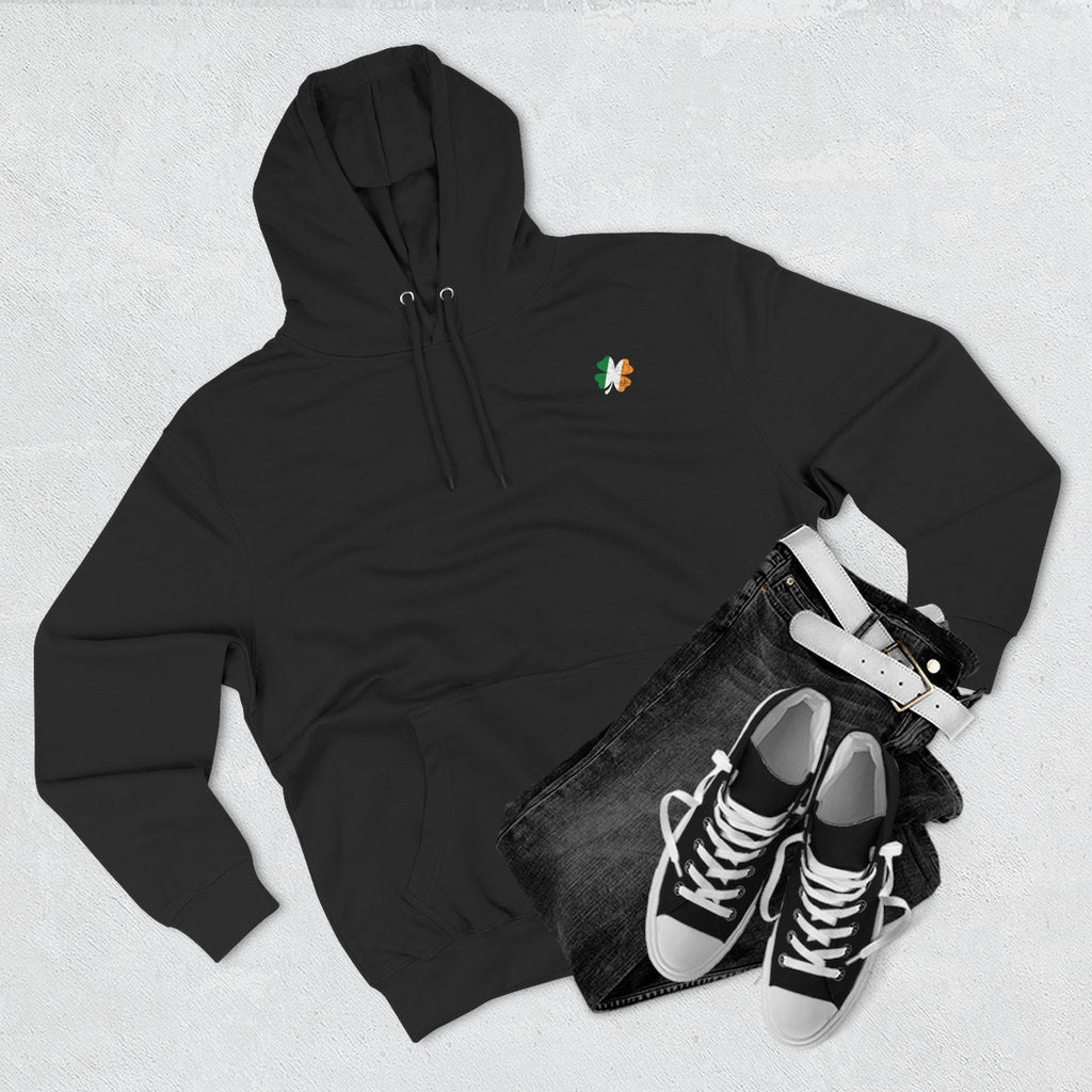 Black OPS Leprechaun Three-Panel Fleece Hoodie