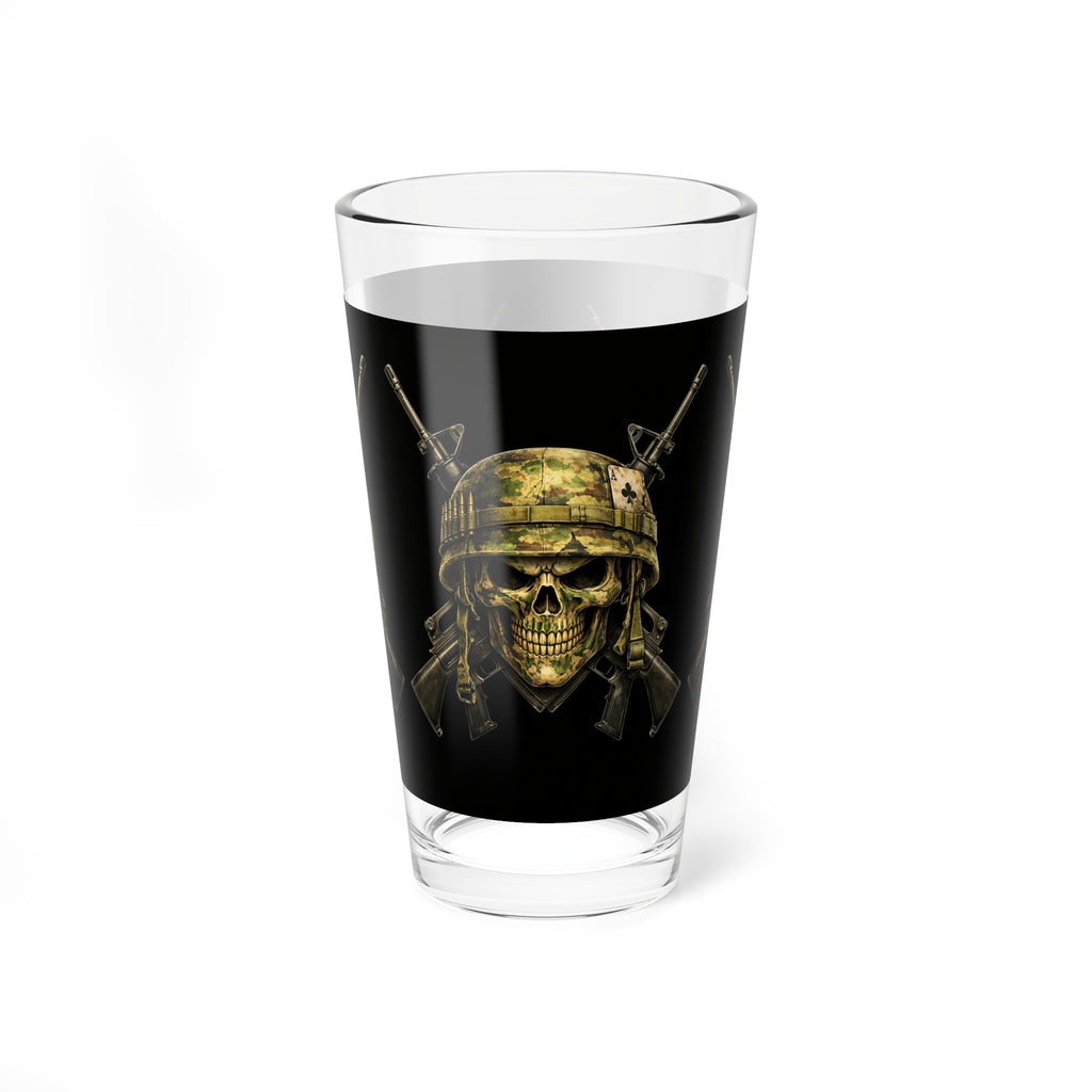 z-US ARMY Skull pint Glass, 16oz Collection