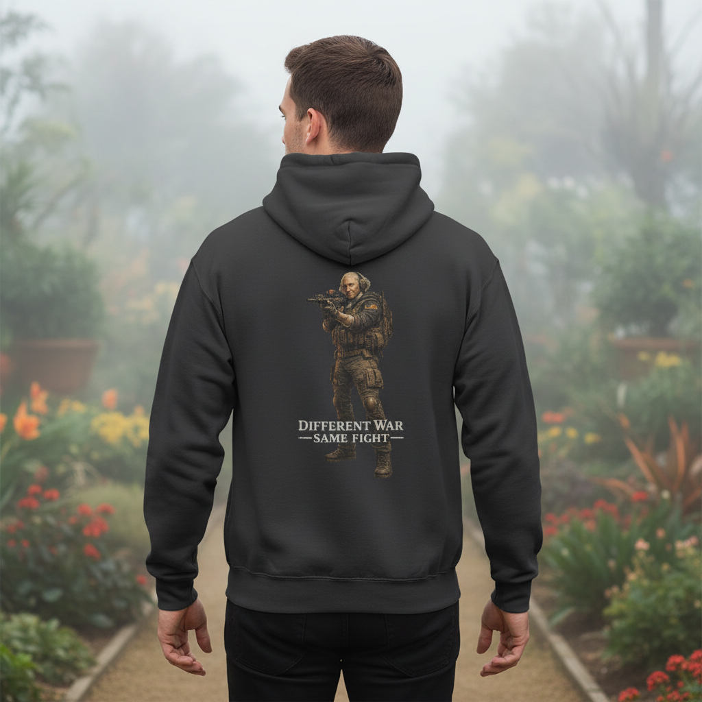 George Different War Same Fight hoodie