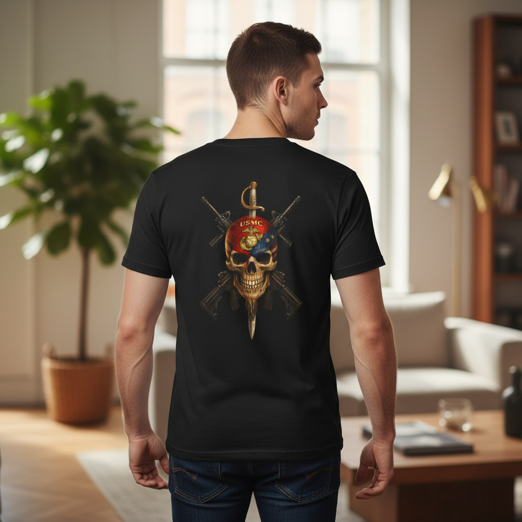 USMC Skull T-shirt