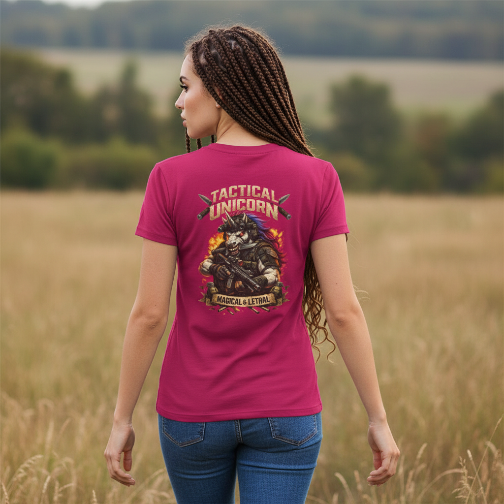 Tactical unicorn T-shirt