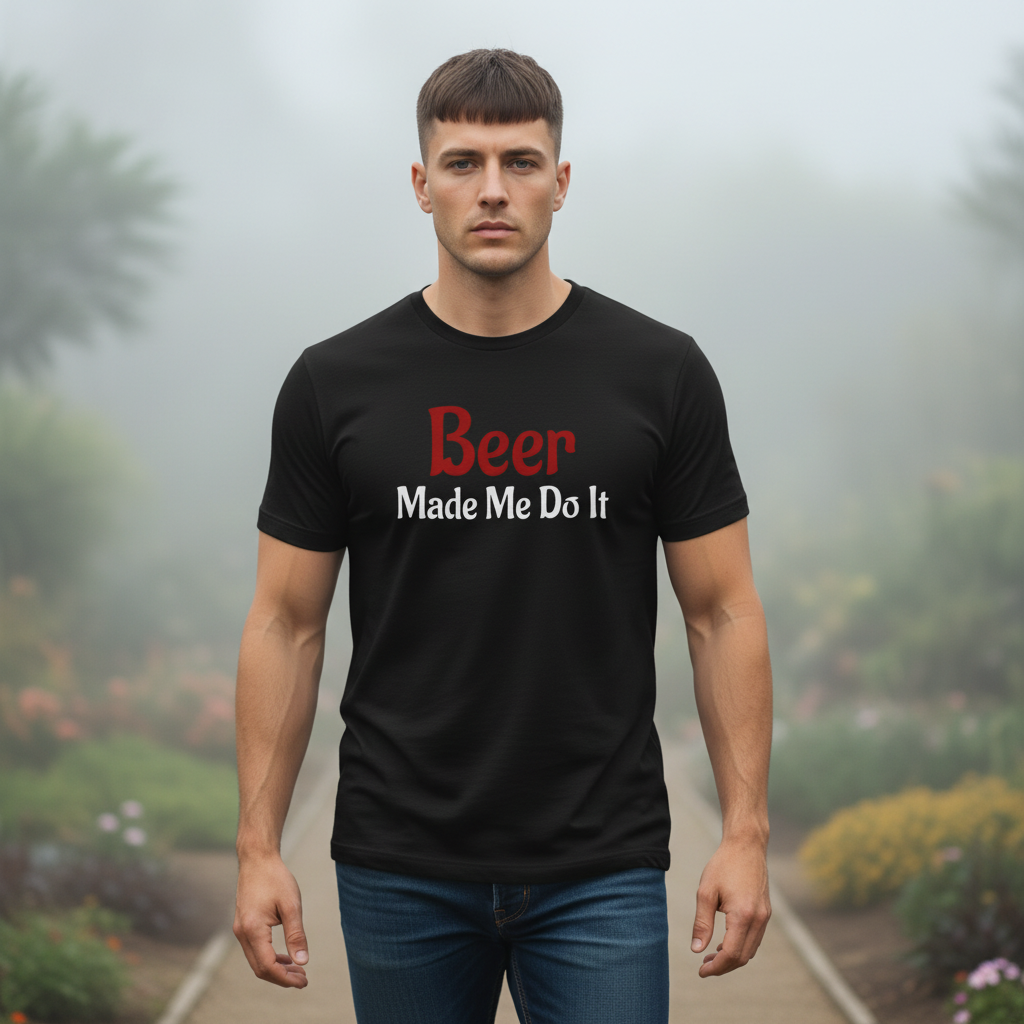 Beer Made Me Do It T-shirt