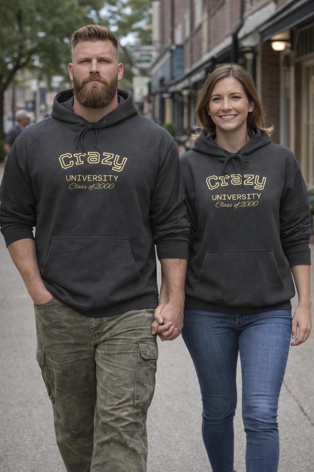 Crazy Univercity  Hooded Sweatshirt