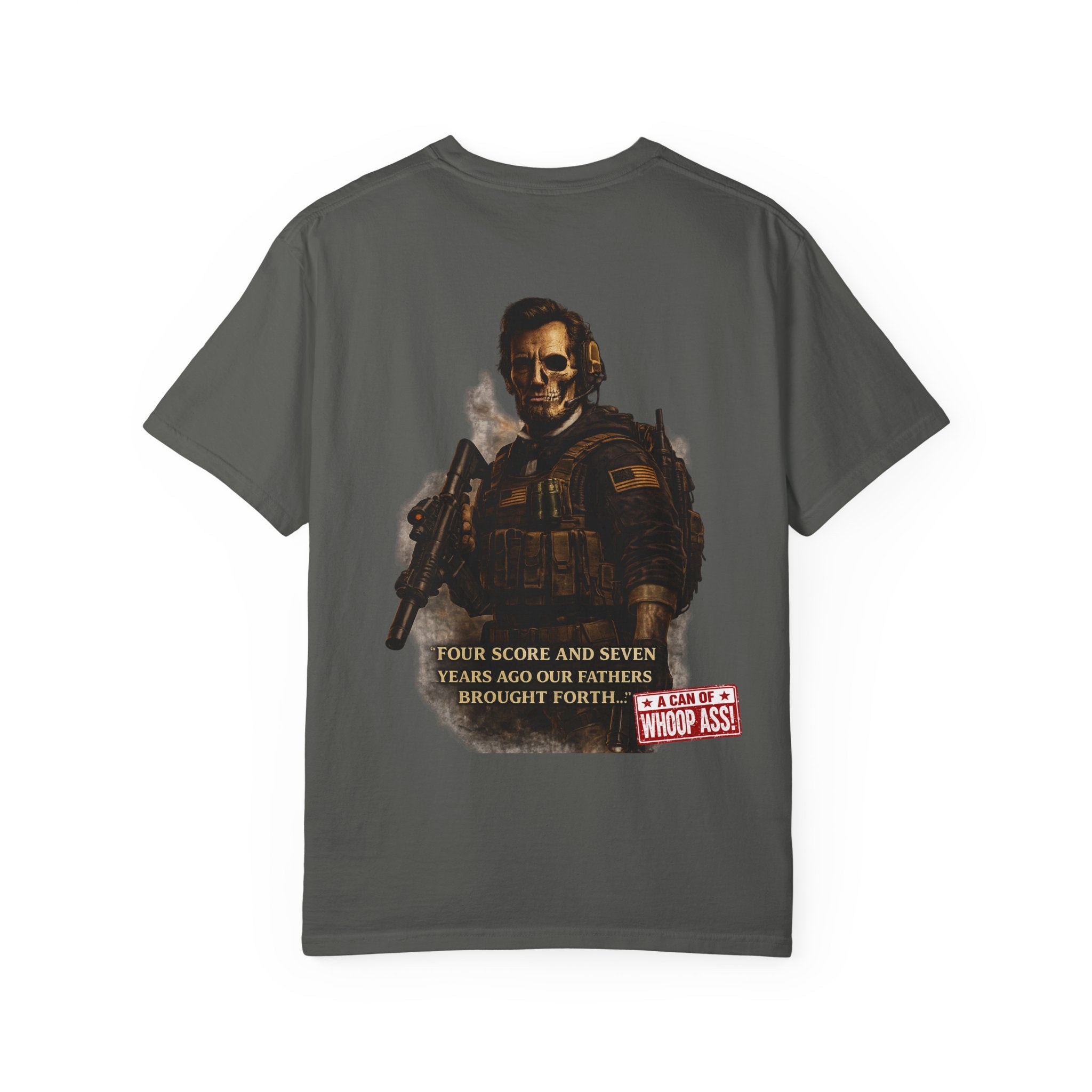 Honest Abe's Can of whoop Ass Tee