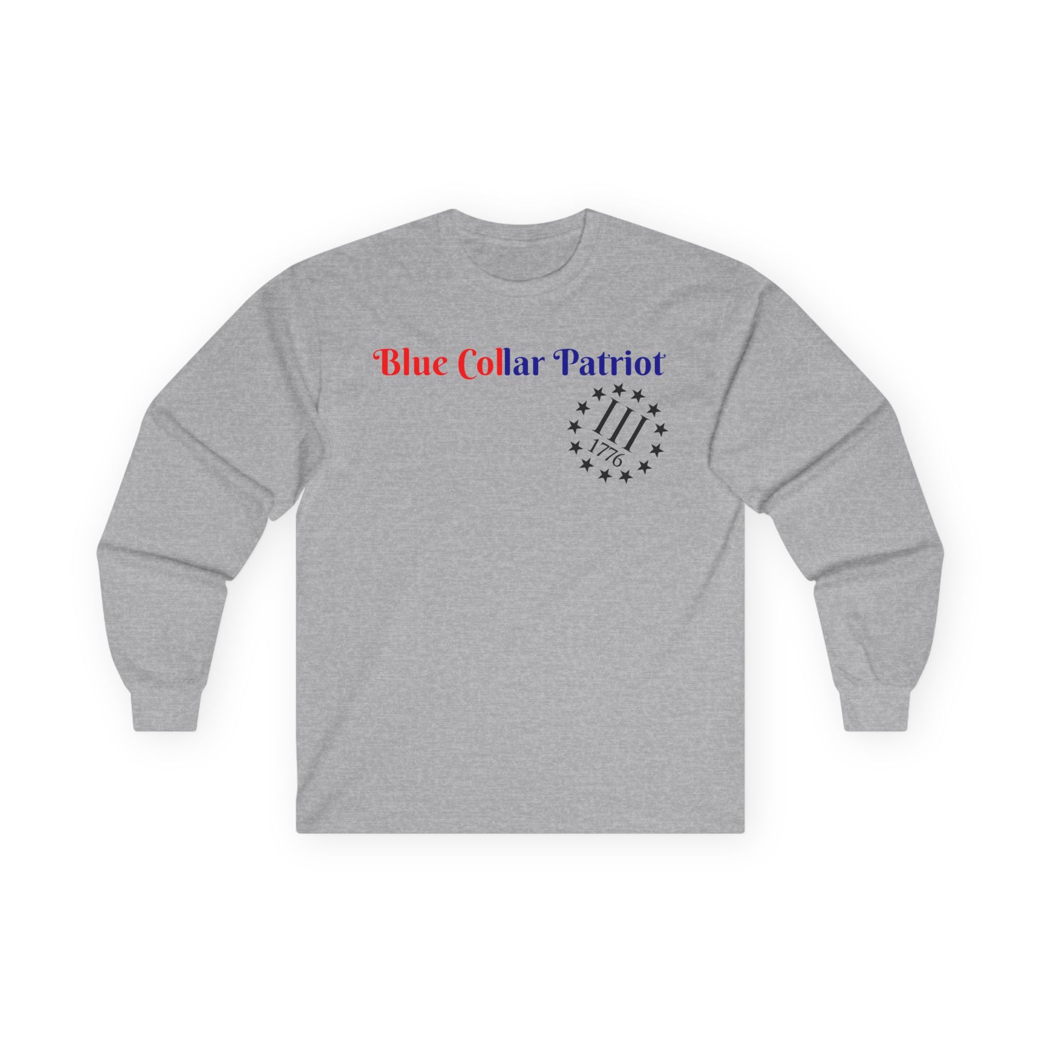 Blue collar Patriot Long Sleeve Tee