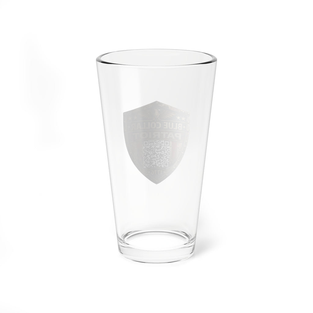 Blue Collar Patriot 1776 pint Glass, 16oz