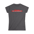 Women's WARNING this is my drinking shirt