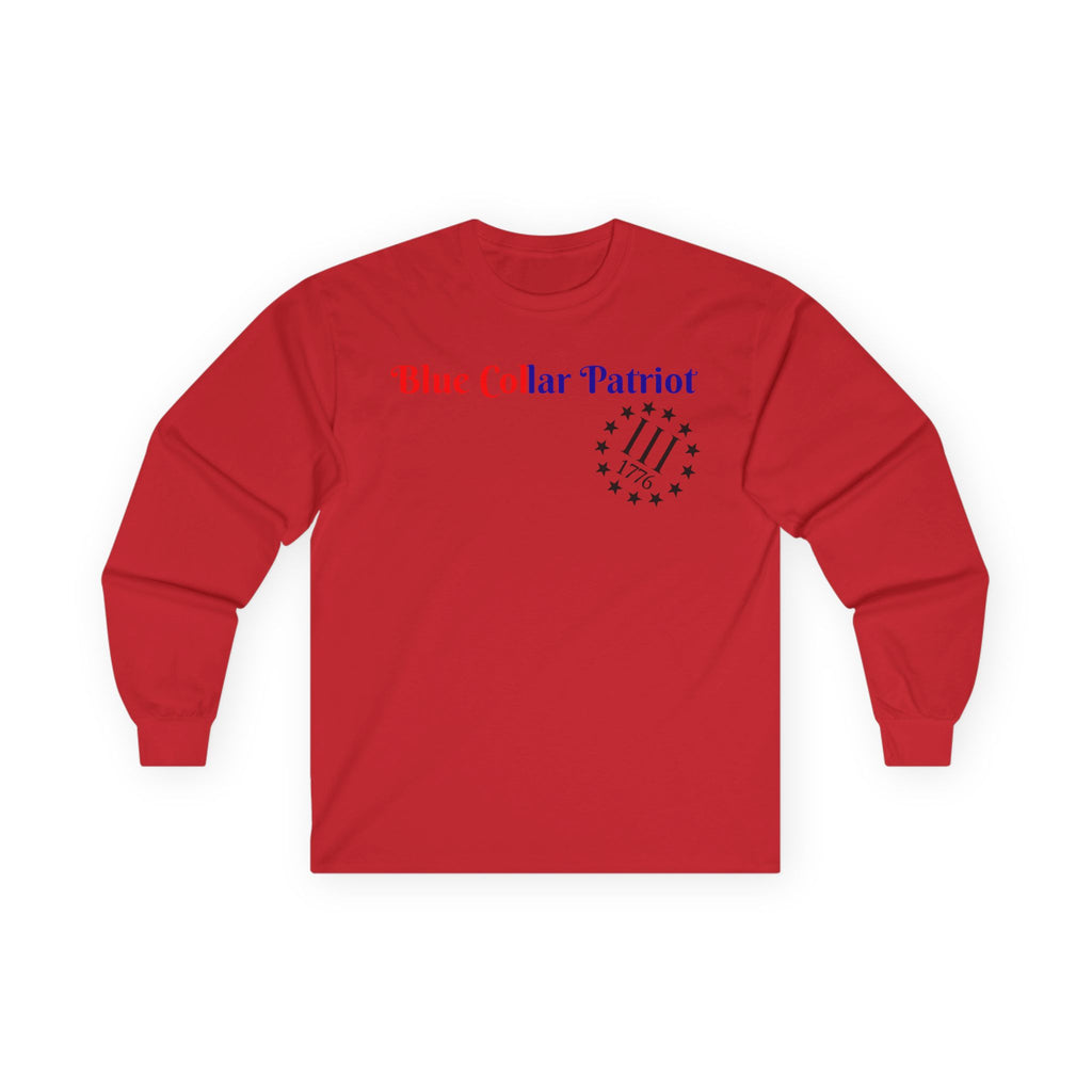 Blue collar Patriot Long Sleeve Tee