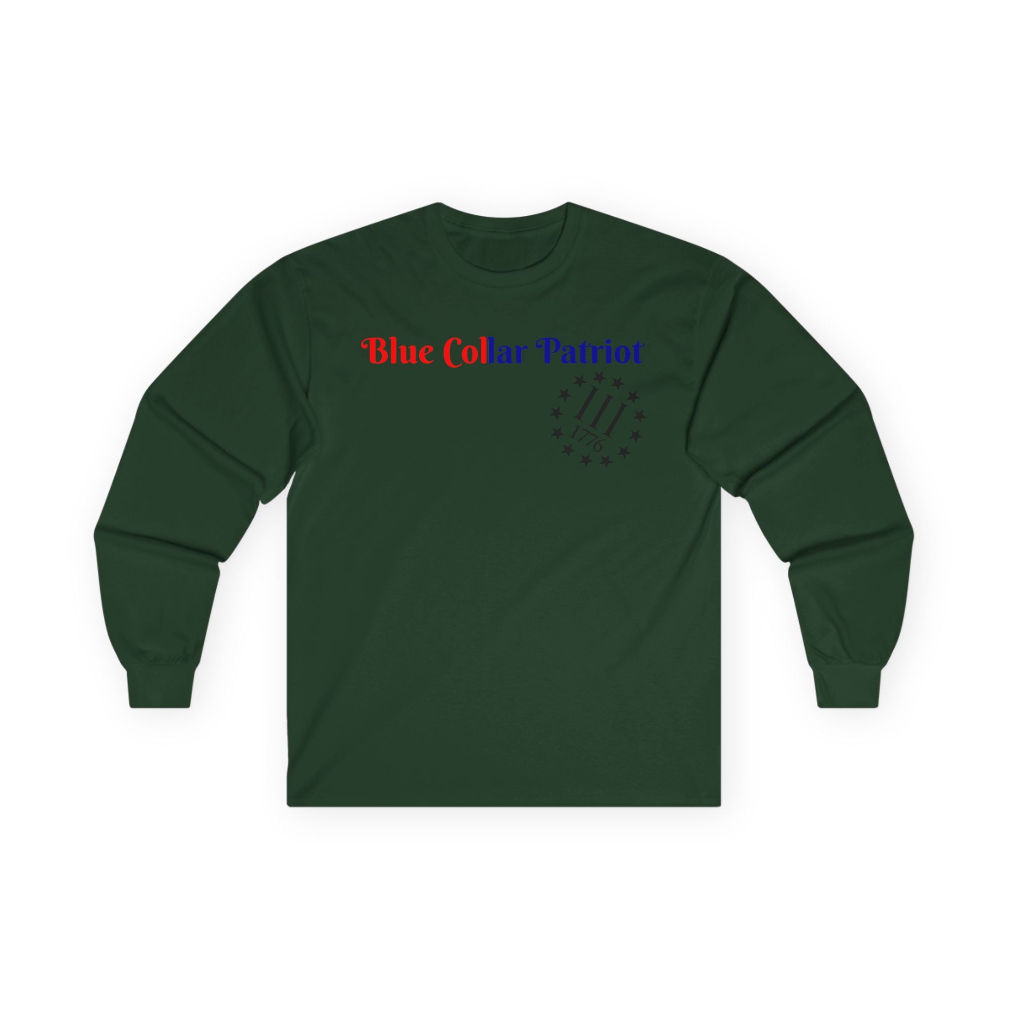 Blue collar Patriot Long Sleeve Tee