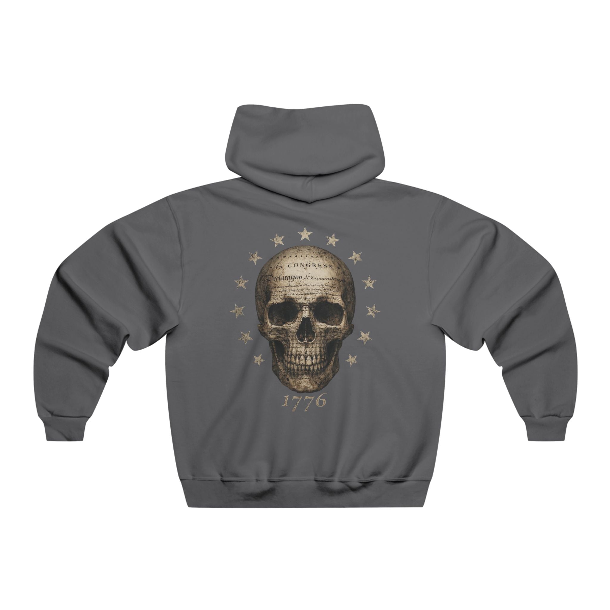 1776 Independence skull,  Premium Hoodie