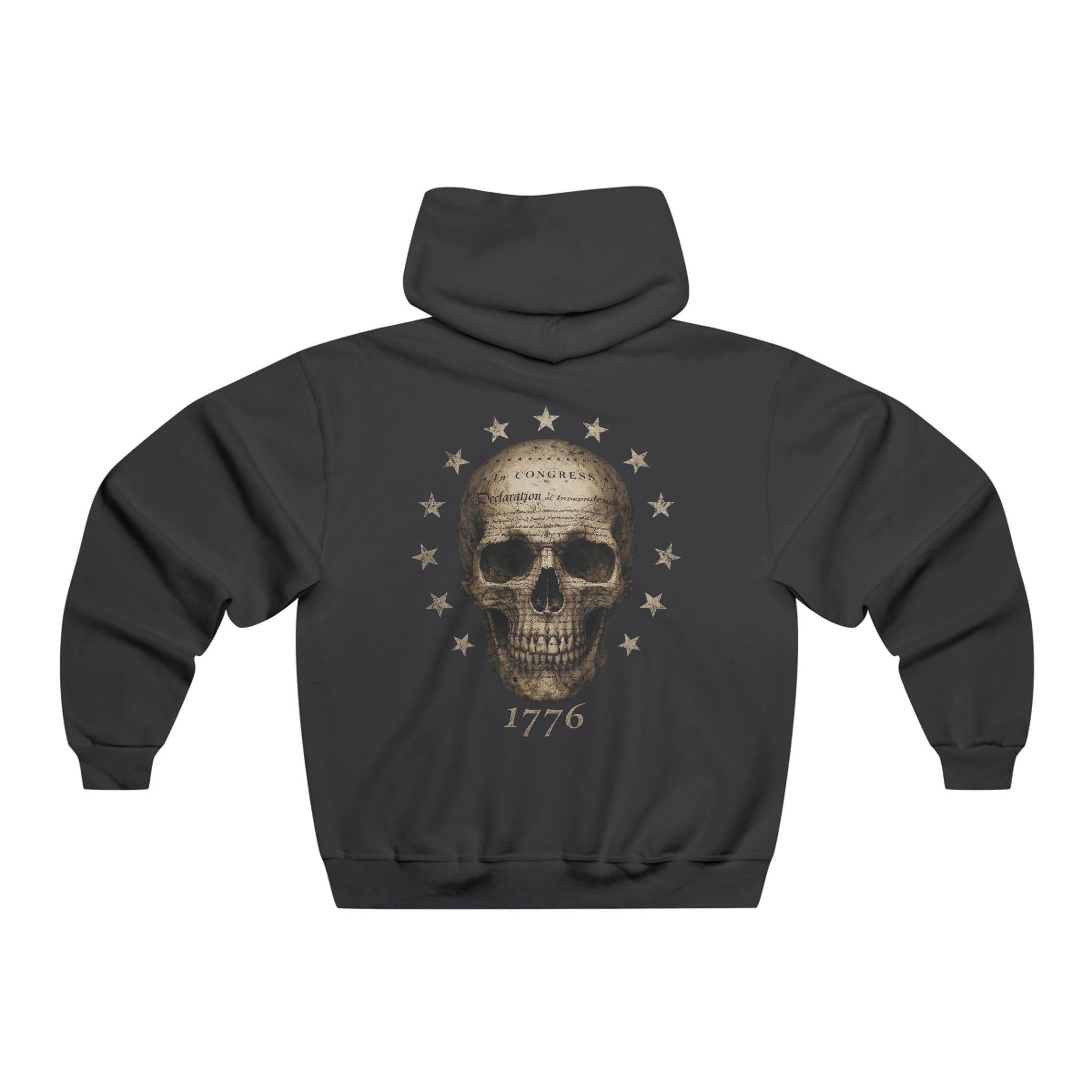 1776 Independence skull,  Premium Hoodie