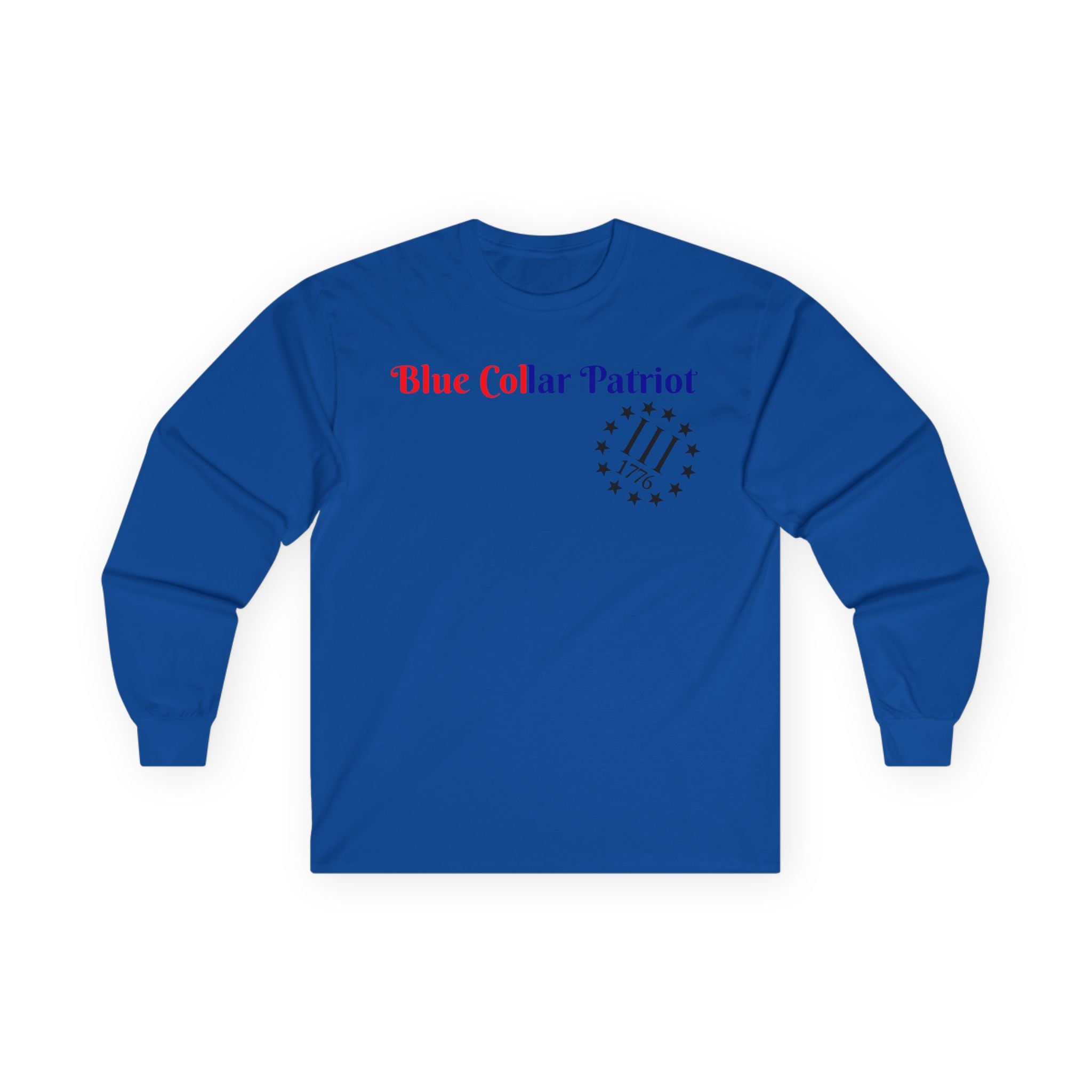 Blue collar Patriot Long Sleeve Tee