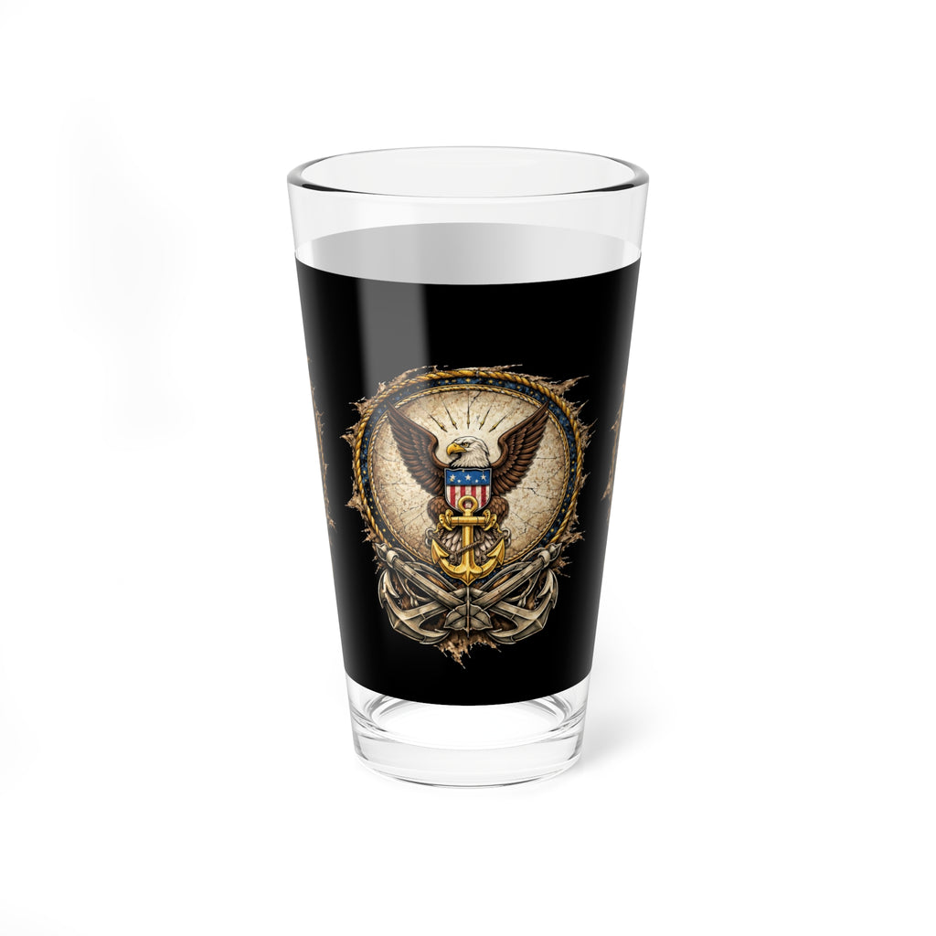 z-*US NAVY Pint Glass, 16oz Collection