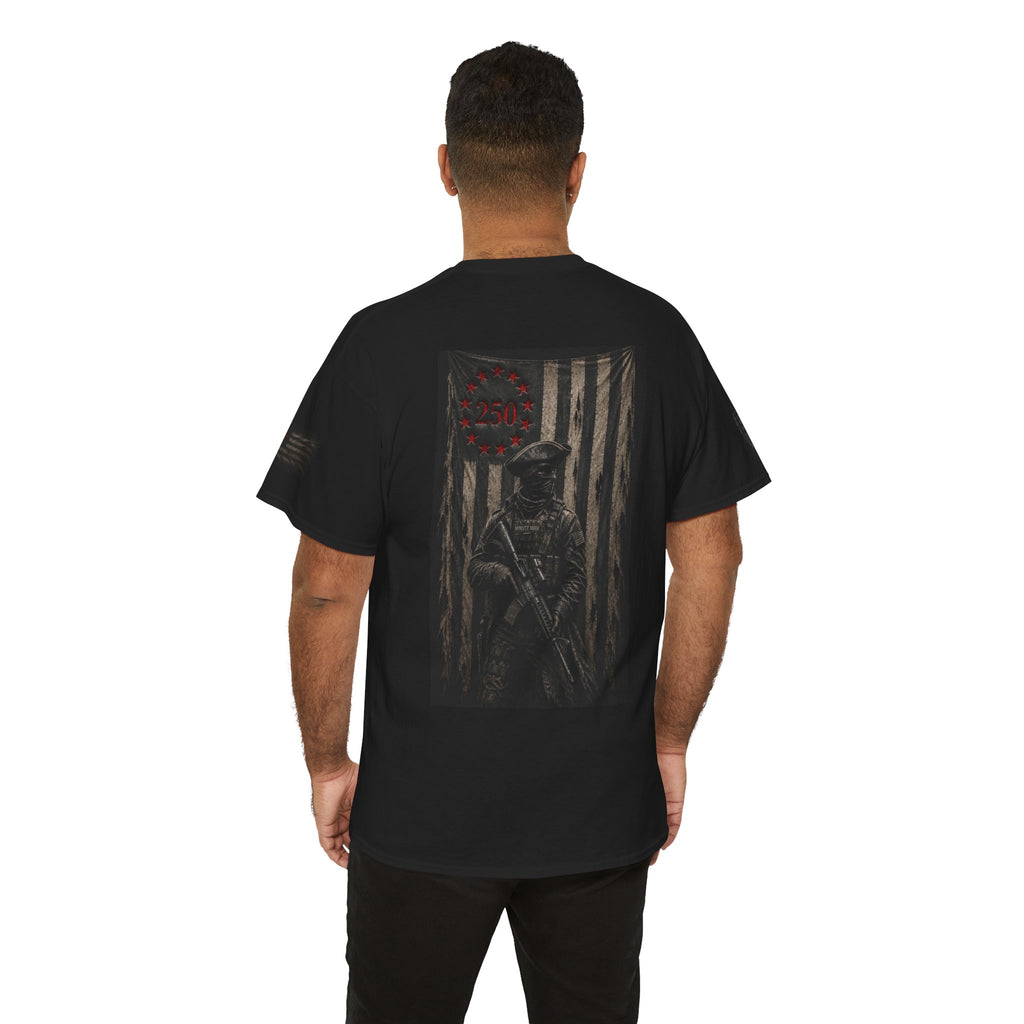 250th Tactical Minute Man  Cotton Tee