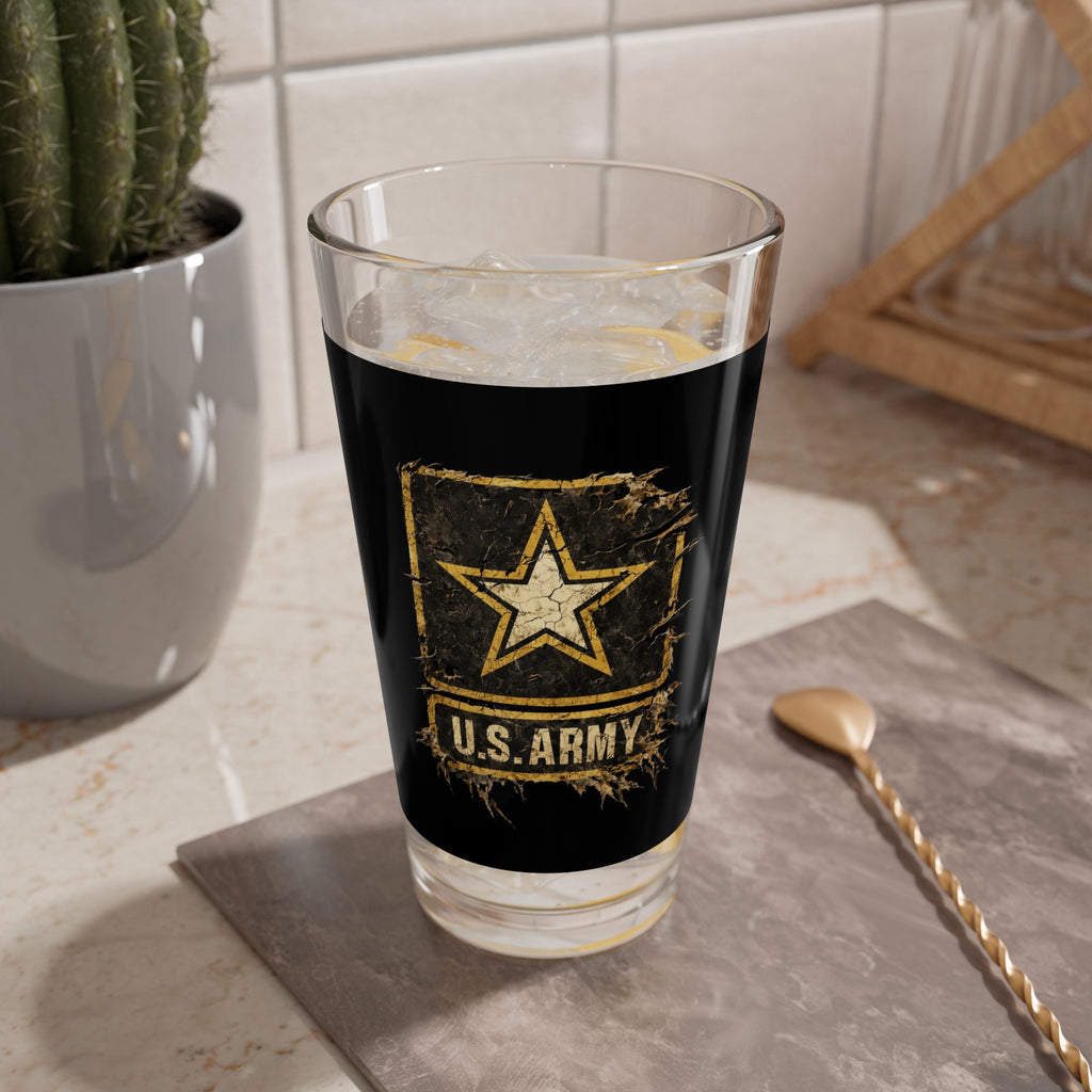 z-US ARMY Pint Mixing Glass, 16oz Collection