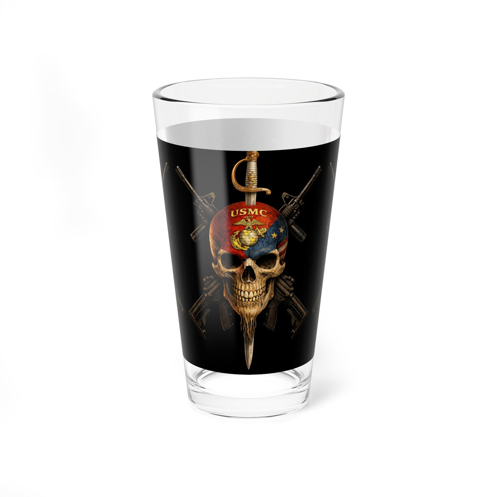 z--USMC Skull Pint Glass, 16oz Collection