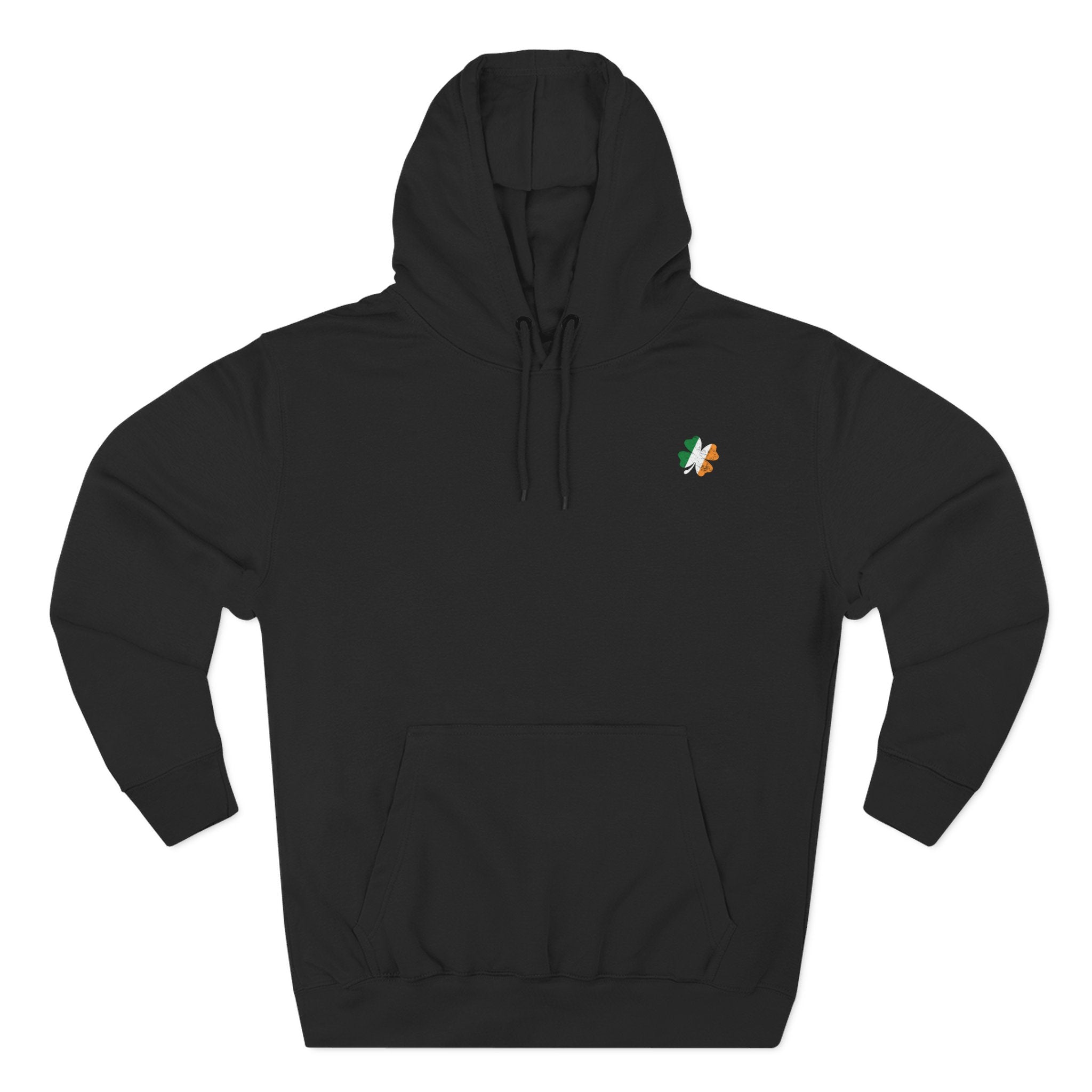 Black OPS Leprechaun Three-Panel Fleece Hoodie