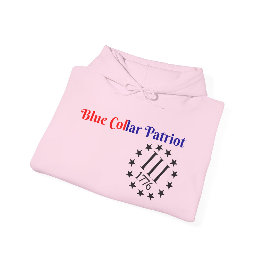 Blue Collar patriot hoodie