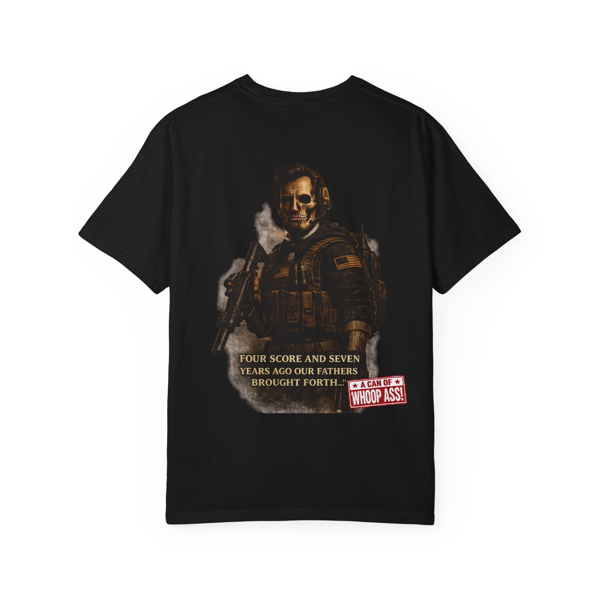 Honest Abe's Can of whoop Ass Tee