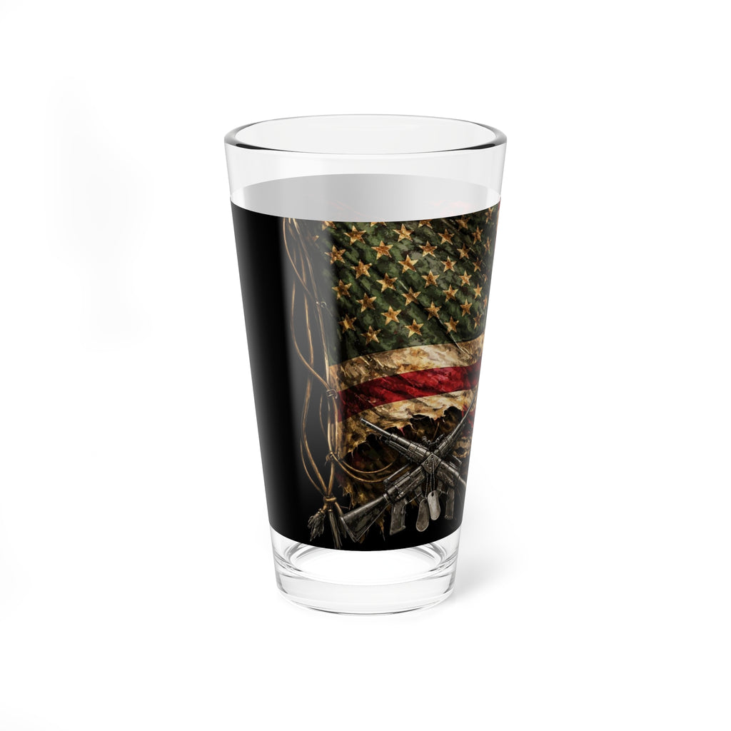 z-US ARMY Flag Pint Glass, 16oz Collection