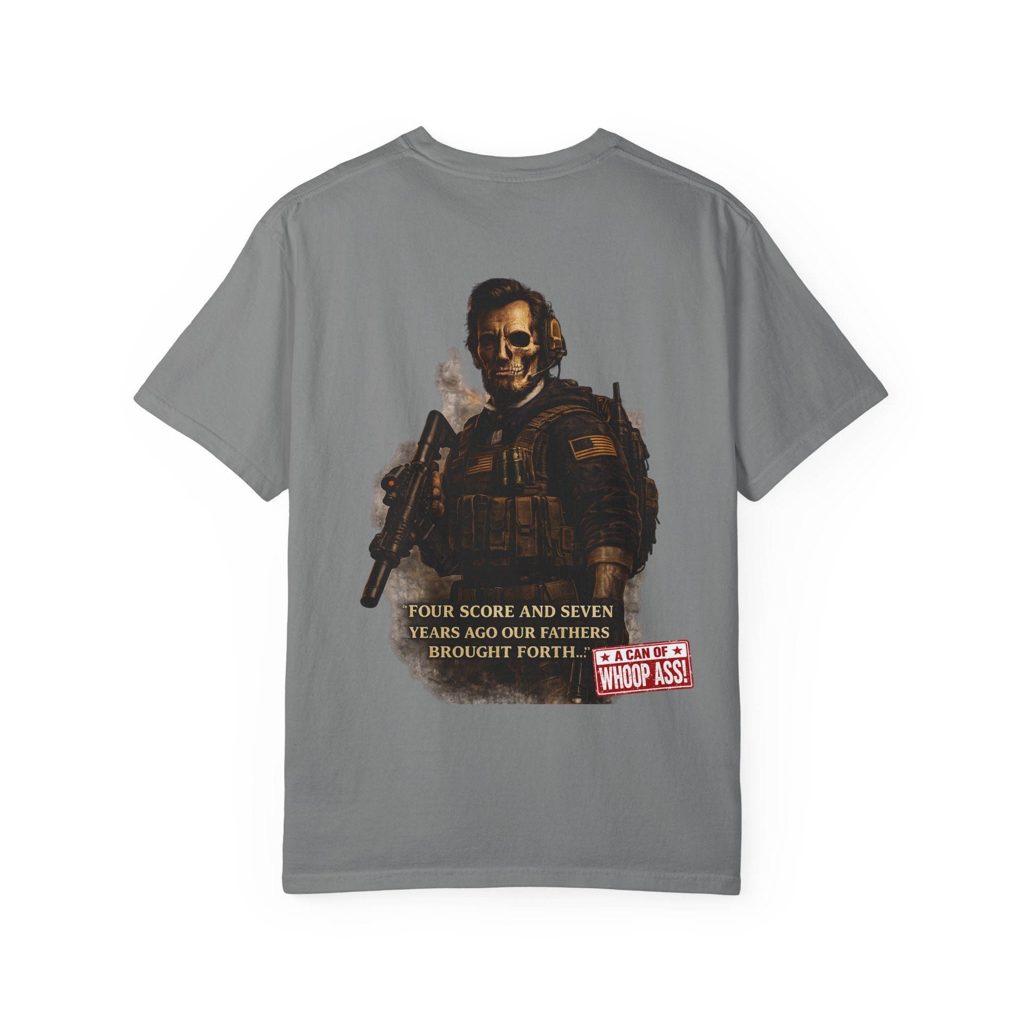 Honest Abe's Can of whoop Ass Tee
