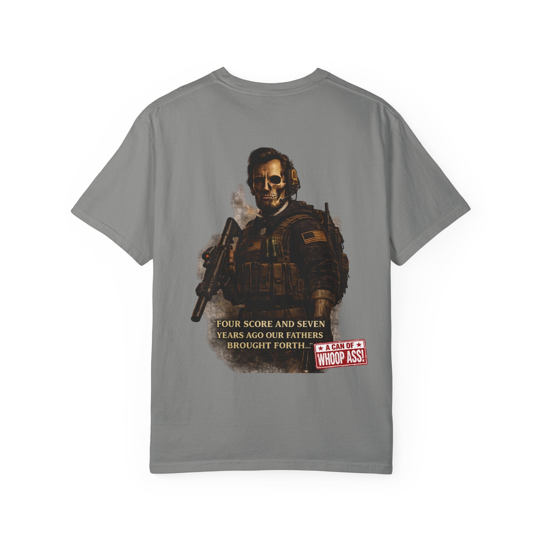 Honest Abe's Can of whoop Ass Tee