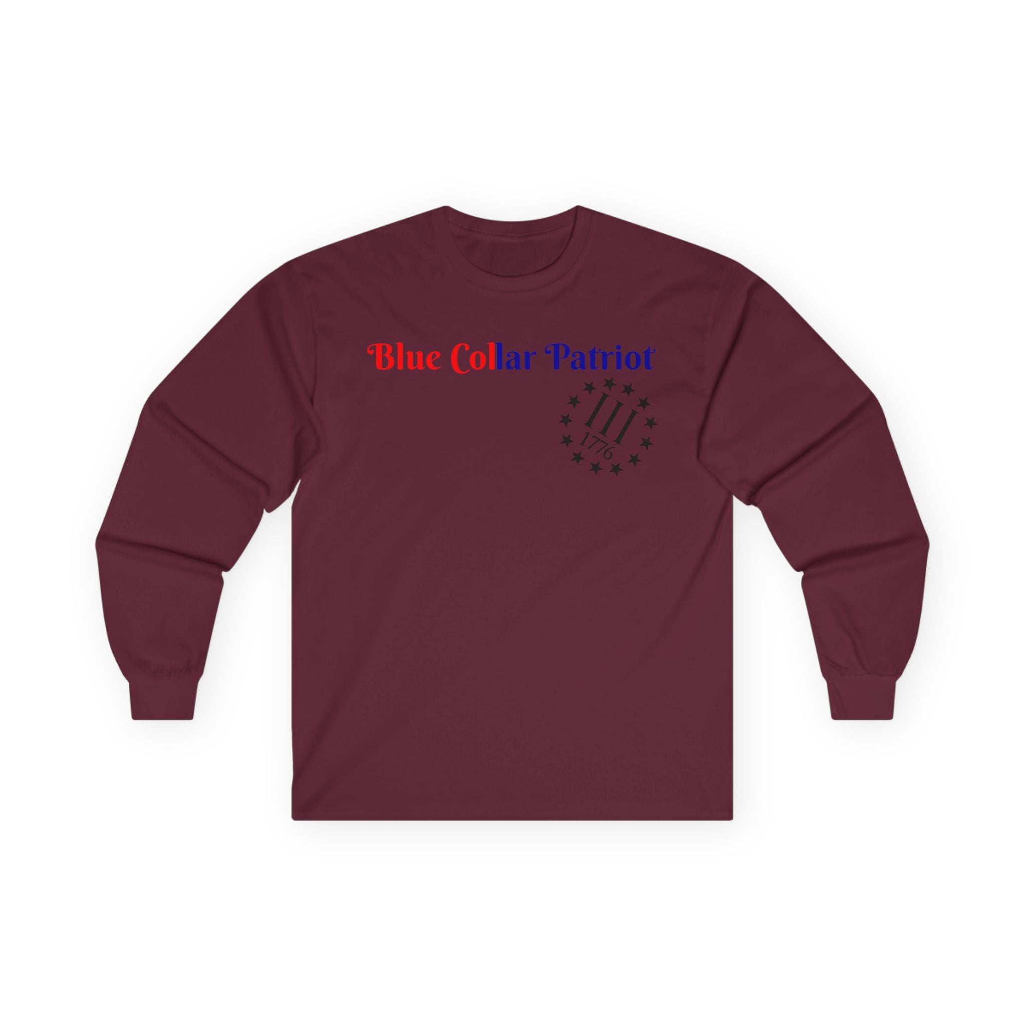 Blue collar Patriot Long Sleeve Tee